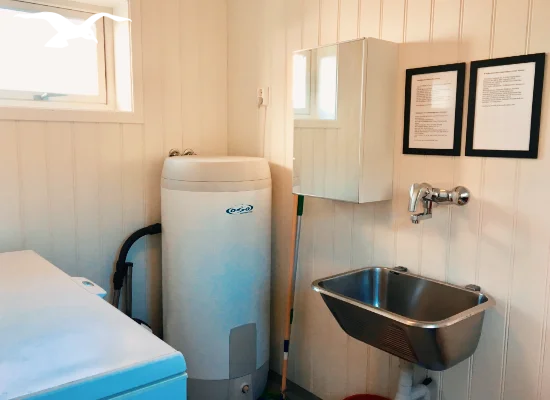 House for 10 persons utility room view at Hindrum Fjordsenter in Norway