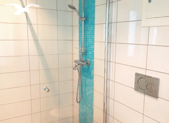 House for 4 persons shower at Hindrum Fjordsenter in Norway